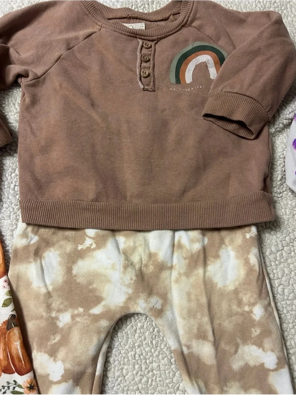 Girls 2t fall bundle set clothing pumpkin dress and outfit